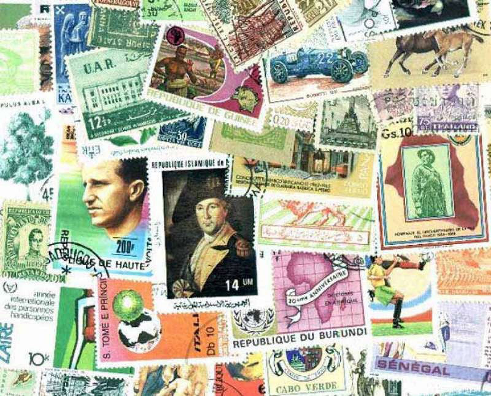 Worldwide Stamp Collection 1,000 Different Stamps