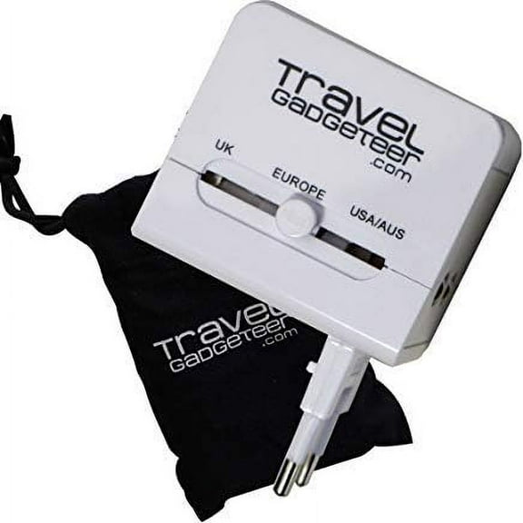 Worldwide Travel Adapter Charger DUAL USB |3.1A| Bag, Charge Laptop, Phone, Tablet