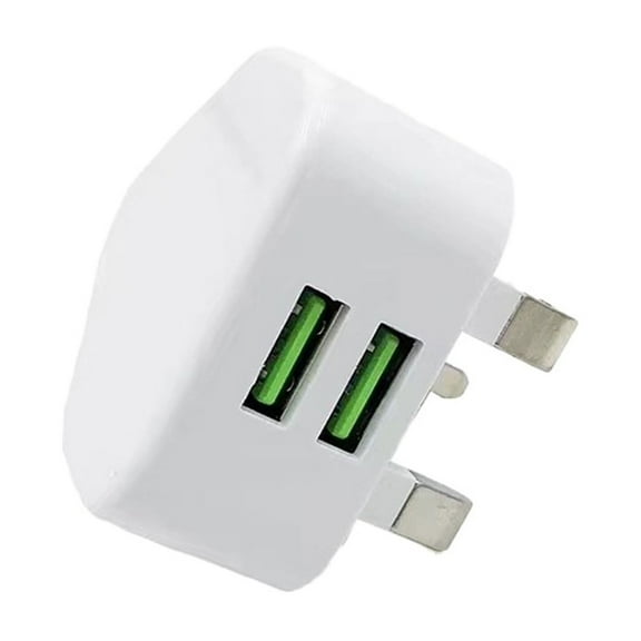 Worldwide USB Travel Power Adapter and Mobile Phone Charger with UK International Plug for Devices