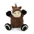 thumbnail image 1 of Worldwise 73547-98997-024 goDog Checkers Sitting Horse with Chew Guard Technology Mini Durable Plush Dog Toy, 1 of 5
