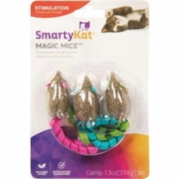 Worldwise SmartyKat Magic Mice Cat Toy - Pack of 6 Contractor Value Pack