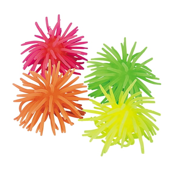 Fun Express - Worm Ball (2dz) - Toys - Balls - Porcupine & Noodle Balls - 24 Pieces