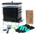 thumbnail image 1 of Worm Farm Composting Bin, 4 Tray Worm Compost Bin- for Recycling Food Waste at Home (4-Tray 20l), 1 of 12