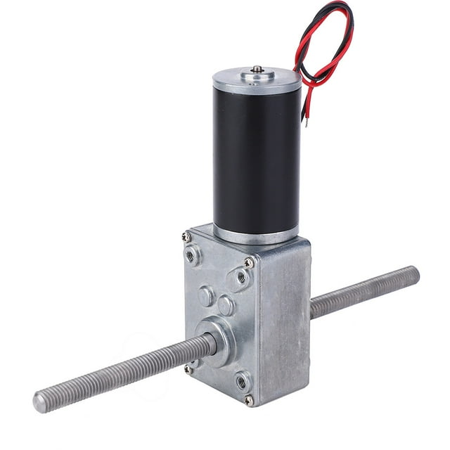 Worm Gear Motor M8 Double Right Hand Thread Dual Shaft Reduction MotorReduction Ratio 670