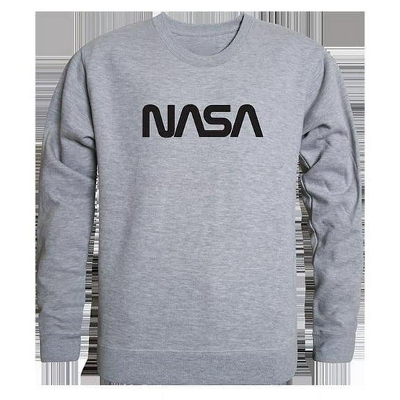 Worm Graphic Crewneck Sweatshirt, Heather Gray - Large