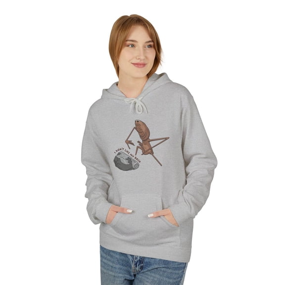 Worm Graphic Hoodie, Unisex Pullover Hoodie, Marcus the Worm Design, Comfy Fleece Jumper, Unique Animal Lovers,