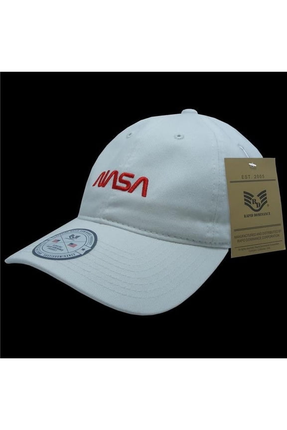 Worm NASA Relaxed Cap, White - One Size