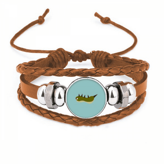 Worm Nausea Thorn Art Deco Fashion Bracelet Wristband Leather Jewelry Ornament