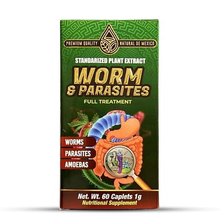 Worm & Parasites Supplement 60 Caplets 1g
