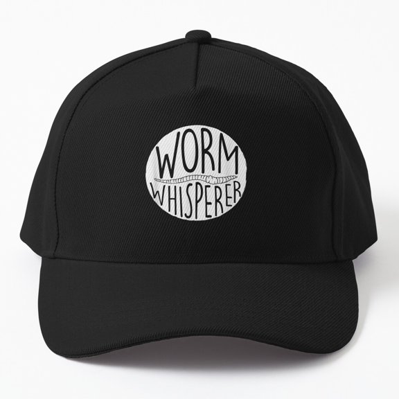 Worm Whisperer Baseball Hat, Farmer Vermiculture Compost Graphic Design, Classic Cap