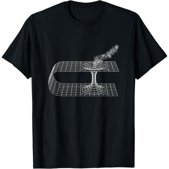 Wormhole Space Travel Physics Diagram Astrophysics T-Shirt