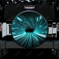 Wormhole Tunnel Science Fiction Pattern Polyester Universal Spare Wheel