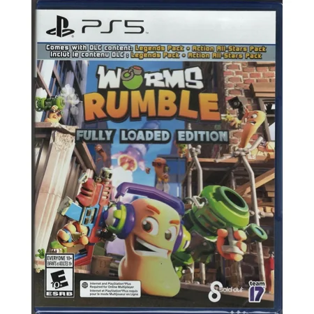 Worms Rumble: Fully Loaded Edition PS5 (Brand New Factory Sealed US Version) Pla