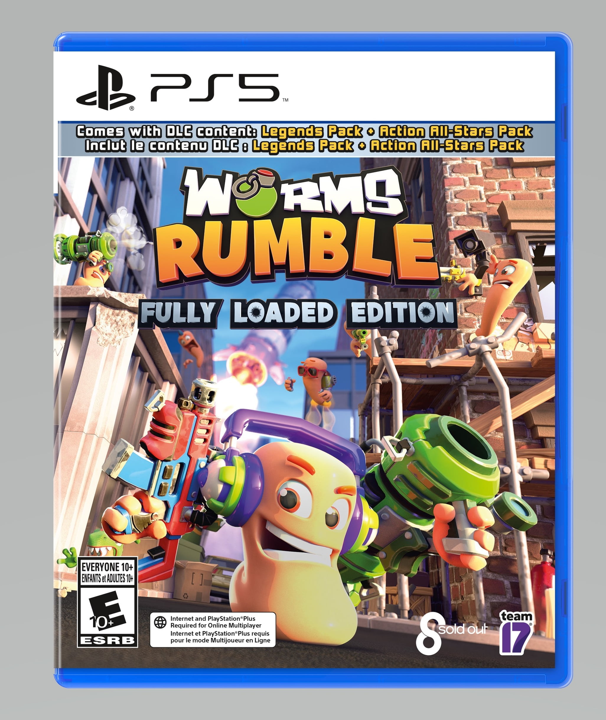 Out, Fully PlayStation Edition, 5, 812303015823 Loaded Worms Sold Rumble:
