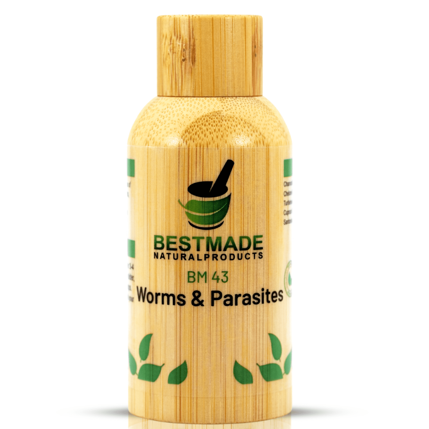 Worms and Parasites Remedy for Humans BM43, 30ml - Bestmade Natural Products