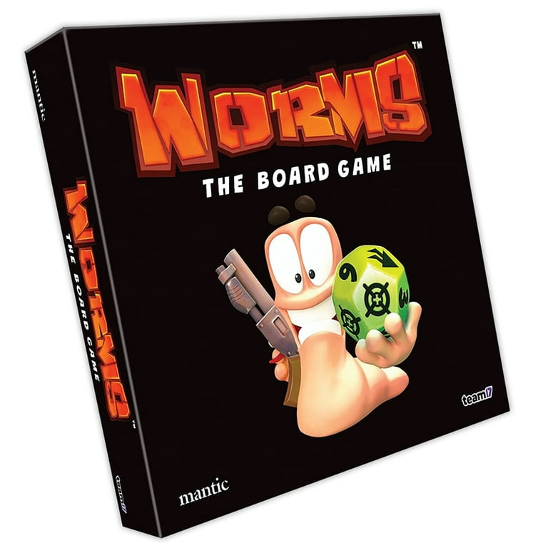Mantic Games: Worms: The Board Game - Hilarious Tabletop Game Incorporating All The Fun & Shenanigans from The Classic Video Game, Age 10+, 2-6 Player Mantic Games: Worms: The Board Game - Hilarious Tabletop Game Incorporating All The Fun & Shenanigans from The Classic Video Game, Age 10+, 2-6 Player