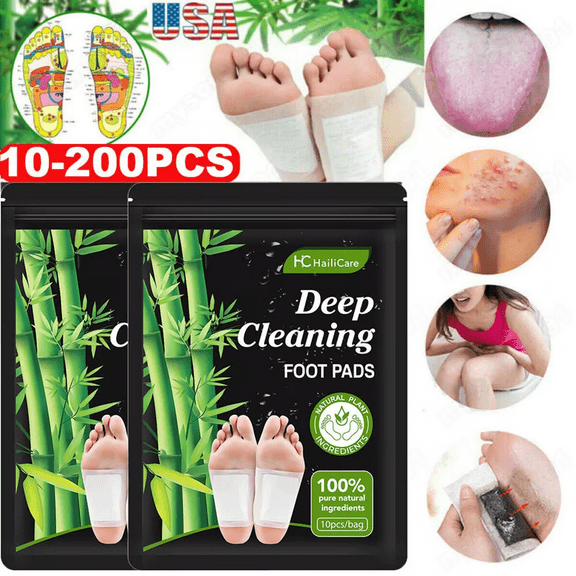 30Pcs Detox Foot Care Patch Detoxification Foot Care Paste Foot Massage Detox Foot Pads To Remove Toxins for Help Sleep Keep Fit