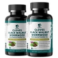 thumbnail image 1 of Wormwood Black Walnut Clove Cleanse for Humans Softgels Supplement w/ 7 Oils & 7 Enzymes, 20-in-1 Formula for Gut Cleanse & Digestive Support, 120 Count by Lukaree, 1 of 7