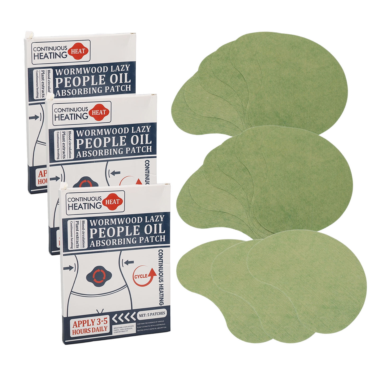 Wormwood Oil Absorbing Patch, Slimming Patch Soft Safe For Arms