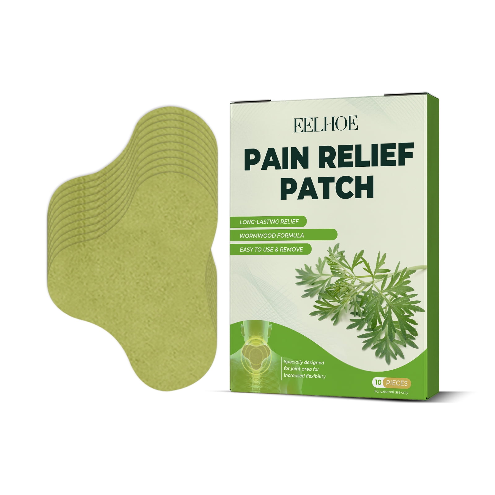 Wormwood Pain Relief Patch, Relieve Lumbar Neck Shoulder Vertebra Knee ...