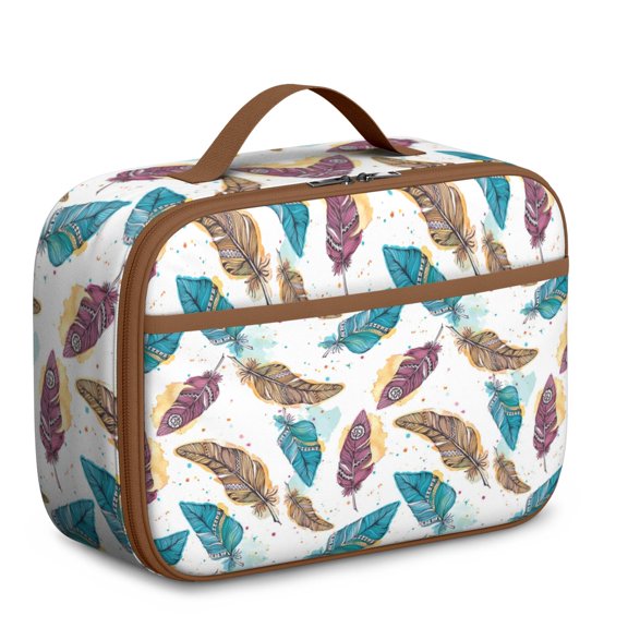 Worn-Out Look Lunch Bag – Antique Vintage Style Thermal Box for Trendy Families on the Go