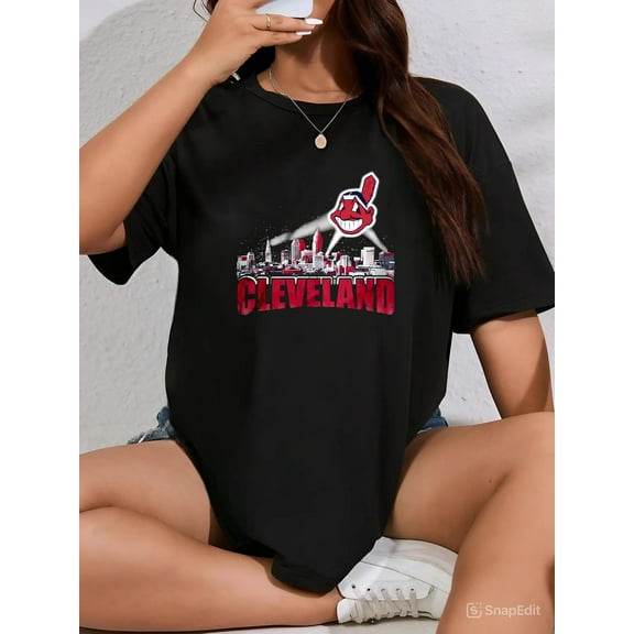 WornWell92 Cleveland Guardians Retro Indians Baseball Logo Fan Progressive T-Shirt V50686, for men & women, up to size 5XL