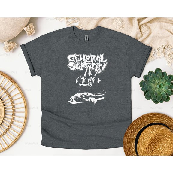 WornWell93 General Surgery Necrology Goregrind Death Metal Band Shirt Unisex, up to 5XL