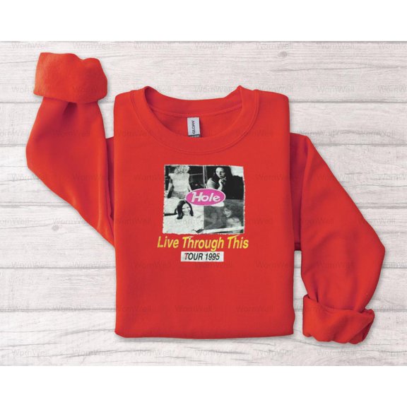 WornWell93 Hole Live Through This Rare 1995 Tour Vintage Alt Rock Shirt Unisex, up to 5XL