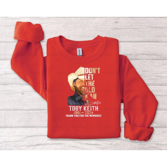 WornWell97 Toby Keith Don't Let The Old Man In Signature Country T-Shirt, SW, Hoodie Unisex, up to 5XL