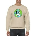 thumbnail image 1 of Worried World Toon Style Sweatshirt Men -Image by Shutterstock, Male Large, 1 of 4