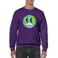 thumbnail image 1 of Worried World Toon Style Sweatshirt Men -Image by Shutterstock, Male Small, 1 of 4