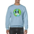 thumbnail image 1 of Worried World Toon Style Sweatshirt Men -Image by Shutterstock, Male x-Large, 1 of 4