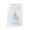 thumbnail image 1 of Worry Cat Pocket Hugging Heartfelt Card, Emotional Support Gift For Anxiety Sadness Featuring 'I'M Here To Listen' & 'safe Space' Design, Valentine's Day Friend Gift & Special, 1 of 4
