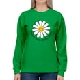 thumbnail image 1 of Worry Less Smile More Sweatshirt Women -Image by Shutterstock, Female 3X-Large, 1 of 4
