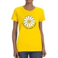 thumbnail image 1 of Worry Less Smile More T-Shirt Women -Image by Shutterstock, Female 4X-Large, 1 of 4