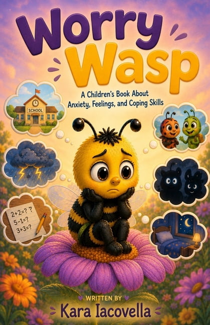 Worry Wasp: A Children's Book About Anxiety, Feelings, and Coping Skills, (Paperback)