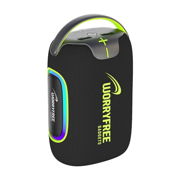 Worryfree Gadgets 50W Wireless Bluetooth Speaker with RGB Lights & Carry Handle Black (WH59-BLK)