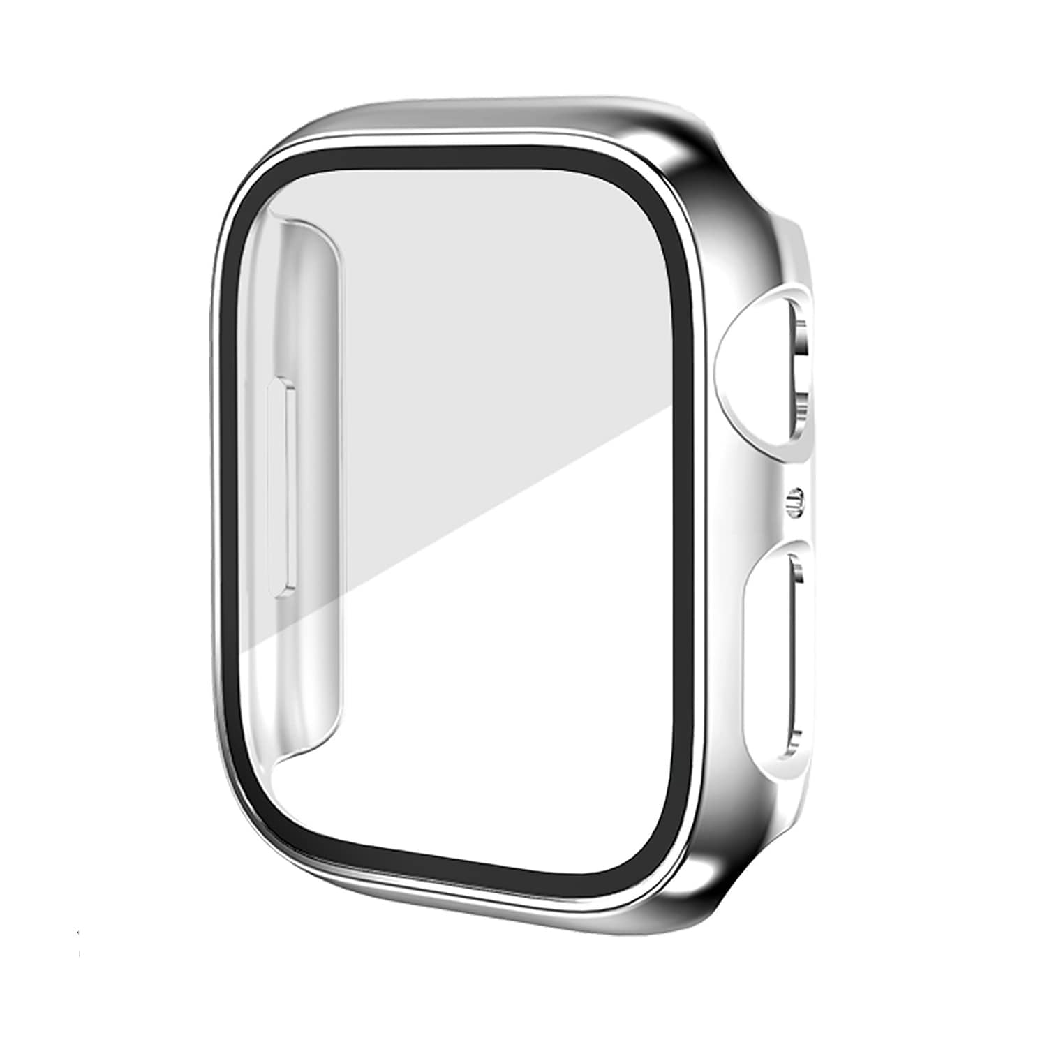 Worryfree Gadgets Bumper Case with Screen Protector for Apple Watch Chrome Silver 40mm BP04 SLV40 Walmart