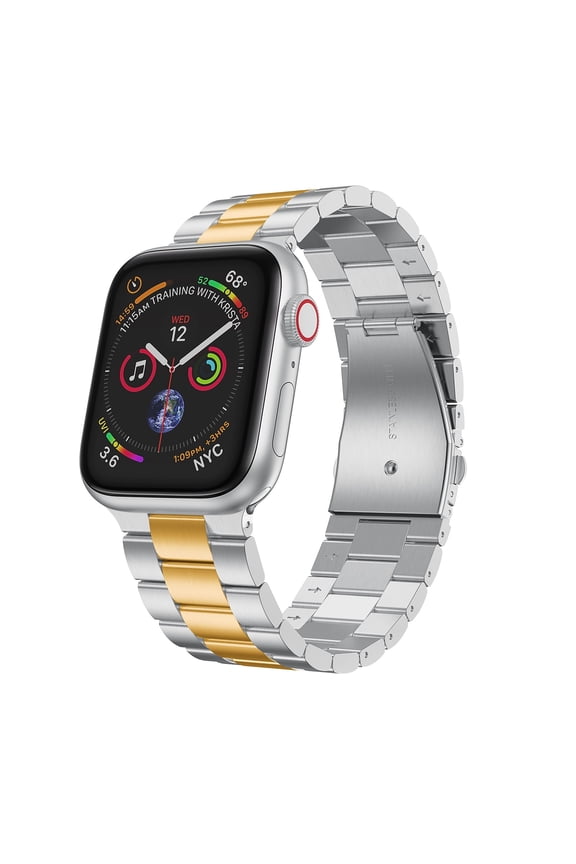 Classic Metal Wristband for Apple Watch Silver/Gold 38/40/41mm (WX150-SLGD41)