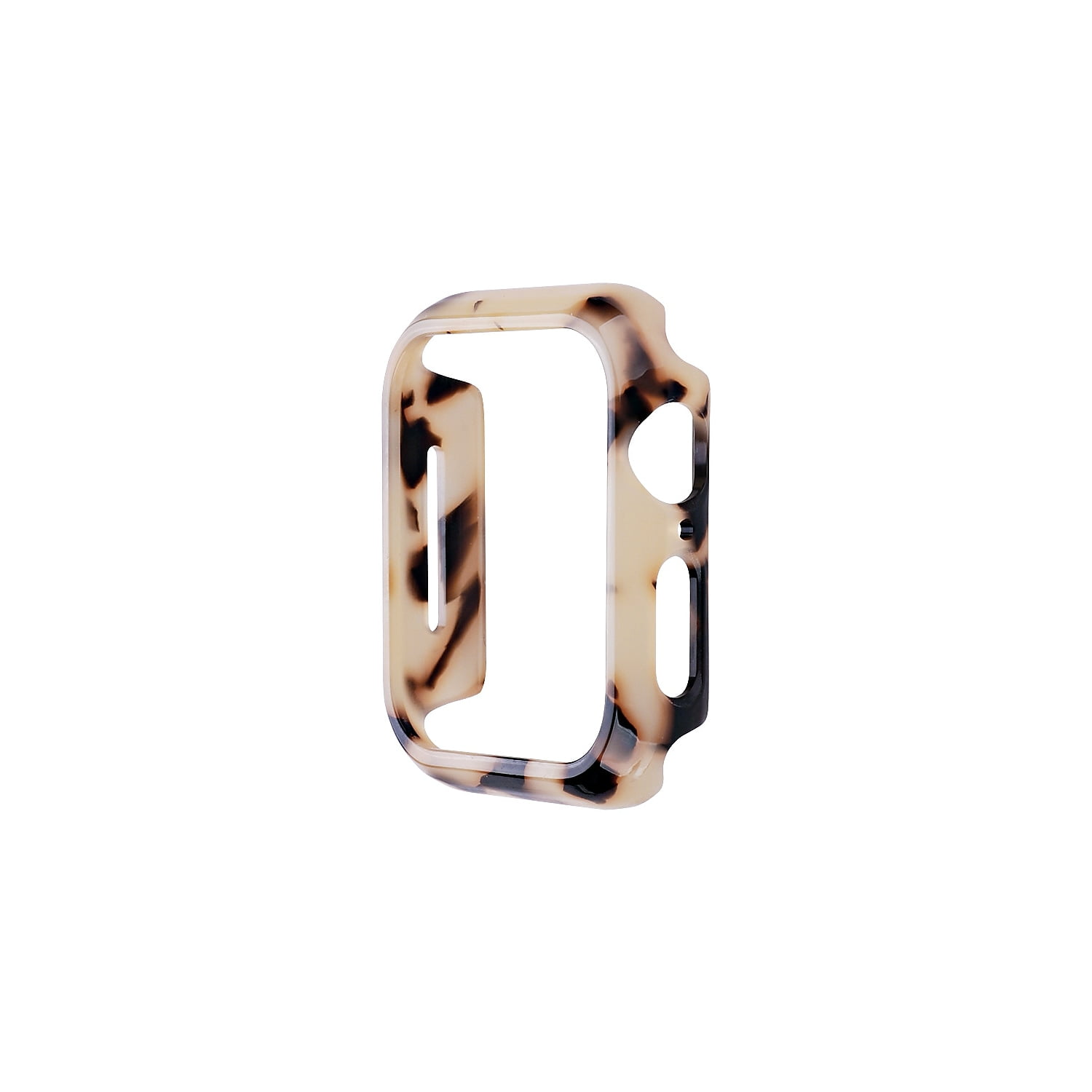 Worryfree Gadgets Resin Bumper Case Protective Frame for Apple Watch Ivory Tortoise 41mm Walmart Business Supplies