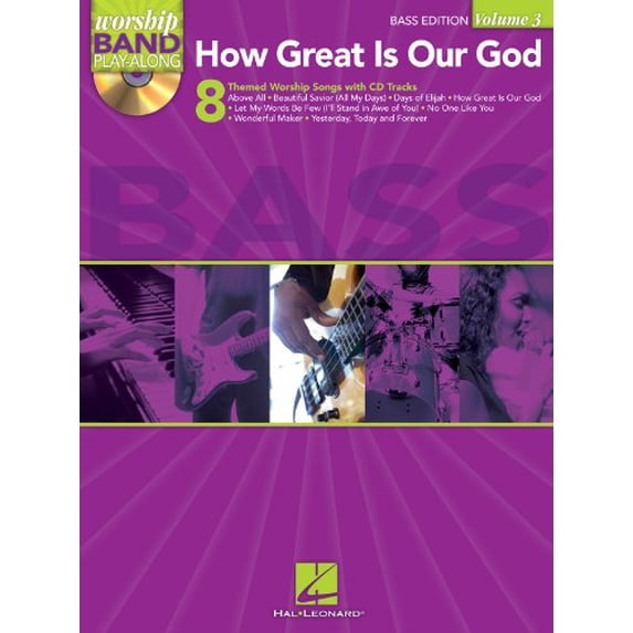Pre-Owned Worship Band Playalong Volume 3 How Great Is Our God Bass Guitar Ed Paperback