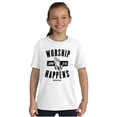 thumbnail image 1 of Worship Happens John 3:16 Prayer Crewneck T Shirts Boy Girl Teen Brisco Brands L, 1 of 6
