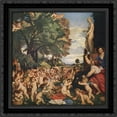 thumbnail image 1 of Worship of Venus 20x20 Black Ornate Wood Framed Canvas Art by Titian, 1 of 2