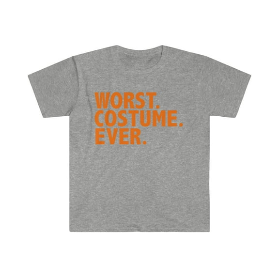 Worst Costume Ever Unisex T-shirt S-3XL Halloween Fancy Dress Costume