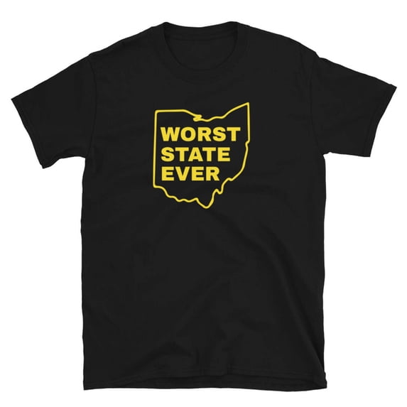 Worst State Ever Michigan Football Fan Unisex T-Shirt
