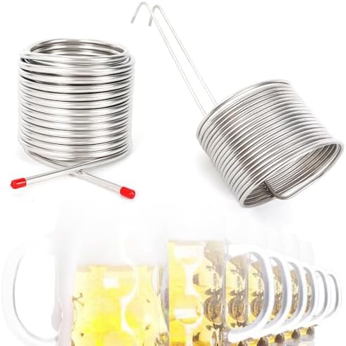 Wort Chiller, Stainless Steel Immersion Wort Chiller Tube, Cooling  Pipe for Home Ice Bath Beer Brewing Tubing