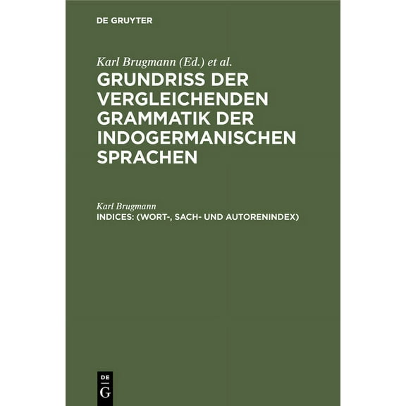 (Wort-, Sach- Und Autorenindex) (Hardcover)