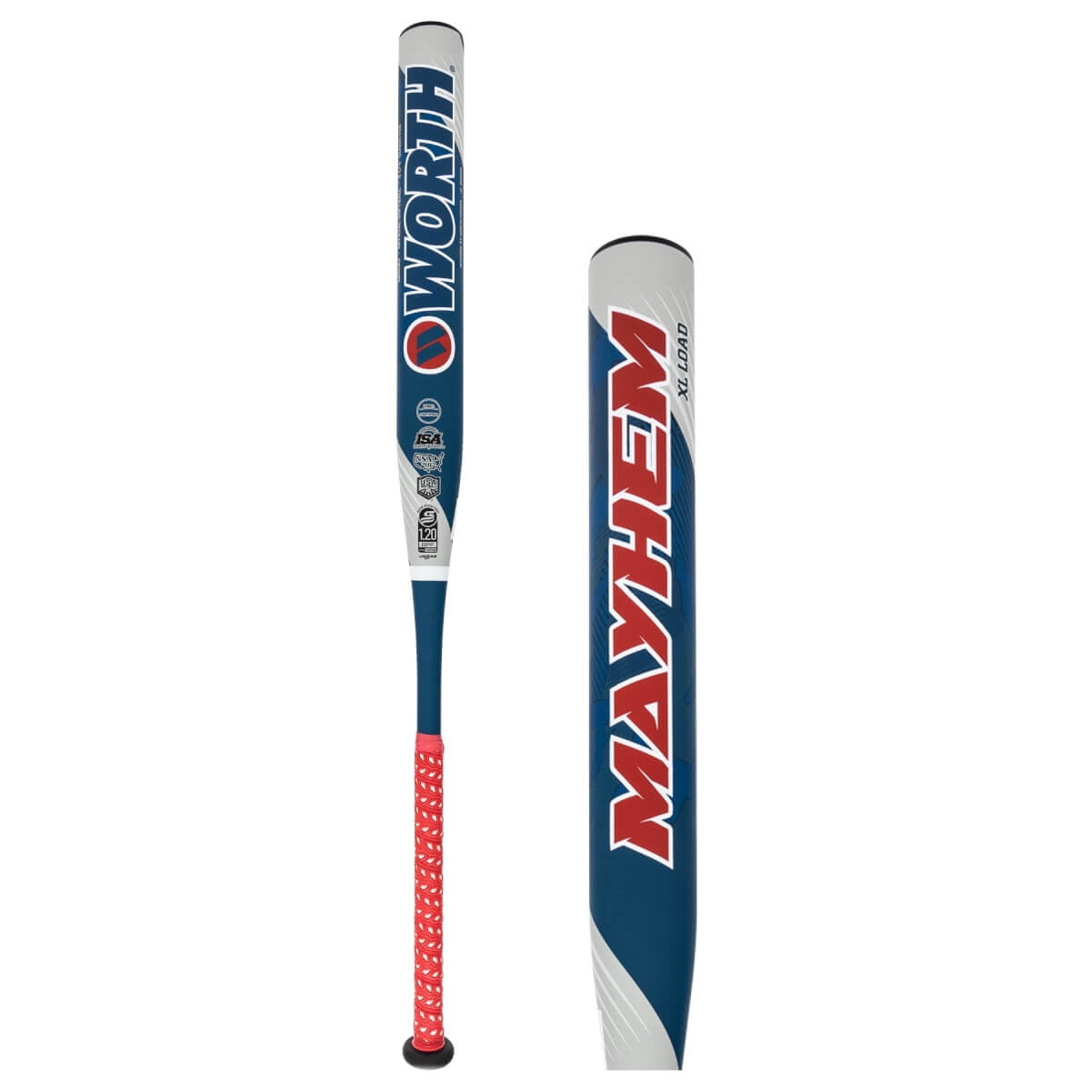 Worth AMP USSSA Youth TBall Bat, 24" (12)