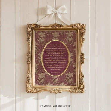 For What Its Worth - F Scott Fitzgerald Quote - Coquette Decor For Home Or Apartment - Gold Foil Print - Literary Quote - Wall Art, Modern Wall Decor, 8x12 UNFRAMED