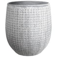 thumbnail image 1 of Worth 14.5" Round Planter, Lightweight Magnesium Oxide Cement Plant Pot, Grey, 1 of 6